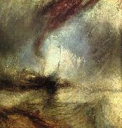 Joseph Mallord William Turner Snowstorm Steamboat off Harbor's Mouth Norge oil painting reproduction